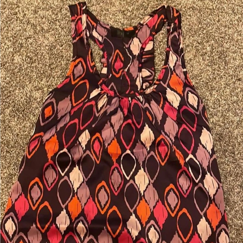 Purple and orange top